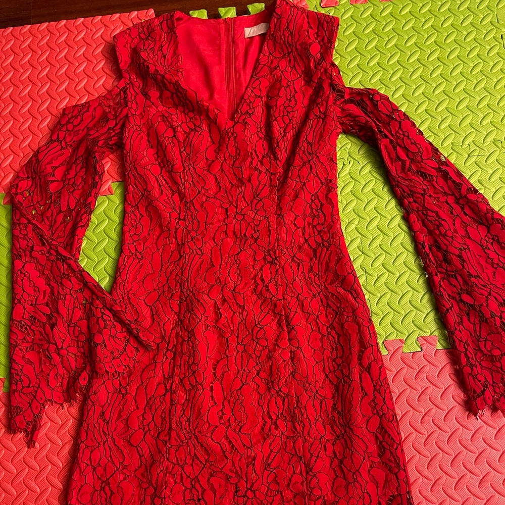 Keepsake red dress size xs